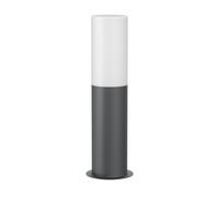 ledscom.de Borne d'éclairage GROPO pour l'extérieur, anthracite, 41cm, ampoule E27 incluse, 471lm, blanc extra-chaud