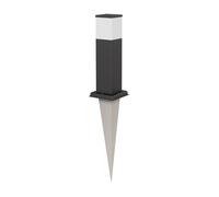 Borne d'éclairage POLLY avec piquet de terre pour l'extérieur 35cm noir in