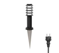 Borne d'éclairage PORU avec piquet de terre et 2m de câble pour l'extérieur