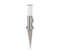 Borne d'éclairage PORU avec piquet de terre pour l'extérieur inox rond 38,5cm