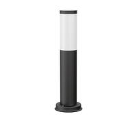 Borne d'éclairage PORU noir pour extérieur acier inoxydable rond 38,5cm incl. [EEK: E]
