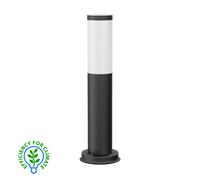 Borne d'éclairage PORU noir pour l'extérieur rond 39 cm incl. ampoule E27 [EEK: A]