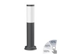 ledscom.de Borne d'éclairage PORU pour l'extérieur, IP44, 39cm, anthracite, ampoule E27 max. 1020lm incluse, blanc
