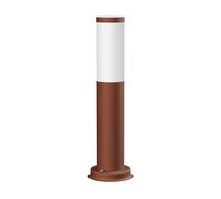 Borne d'éclairage PORU pour l'extérieur IP44 39cm brun incl. ampoule E27 471lm [EEK: E]