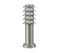 Borne d'éclairage PORU pour l'extérieur IP44 grille 39cm inox incl. ampoule [EEK: E]