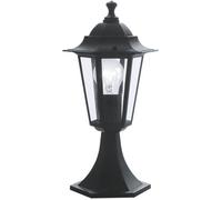 Borne d'extérieur Laterna - EGLO - Métal & Verre - Noir - H38,5cm