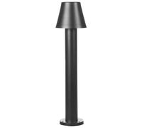 Borne d'Extérieur Moderne Lampe de Chemin 60 cm Aluminium LED Noir Holmes