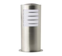 BRILLIANT lampe de base d'extérieur Todd 40cm acier inoxydable | 1x A60, E27, 20W, adapté aux lampes normales (non incluses) Échelle A ++ à E | Classe de protection IP: 44 - étanche aux éclabouss