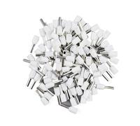 Borne d'extrémité de Cordon isolée à sertir, 100 pièces/Paquet, E0508 1008 1508 7508 2508, Embouts de borne de Pression, sertissage Tubulaire(4,E4009-100PCS)