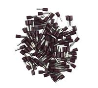 Borne d'extrémité de Cordon isolée à sertir, 100 pièces/Paquet, E0508 1008 1508 7508 2508, Embouts de borne de Pression, sertissage Tubulaire(9,E4009-100PCS)