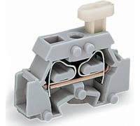 Borne dextrémité WAGO 261-411/331-000 6 mm ressort de traction Affectation: L gris 200 pc(s)