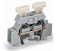 Borne dextrémité WAGO 261-411/341-000 6 mm ressort de traction Affectation: L gris 200 pc(s)