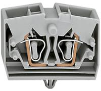 Borne d'extrémité WAGO 264-341 10 mm ressort de traction Affectation: L gris