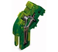 Borne d'extrémité WAGO 769-513/000-016 5 mm ressort de traction Affectation: terre vert, jaune 250 pc(s)