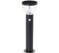 Borne Extérieure - Brilliant - Tulip - Led Et Solaire - Détecteur De Mouvement - Acier Inoxydable Et Plastique - 4 W - Noir