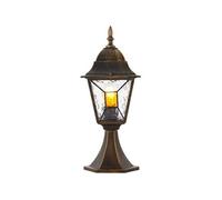 Borne e térieure JANEL doré métal verre E27 ma 60W IP44