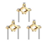 Borne électrique de sécurité pour modèle de sécurité - Construction en laiton - Pour tubes en métal nu et tiges en cuivre - Pour tubes métalliques