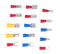 Borne électrique isolée,Connecteur de fil isolé,Cosse de câble,Borne à fourche,Borne à déconnexion rapide,Assortiment de connecteurs de fil à sertir