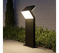 Borne extérieur LED Havin Arcchio, noir, Aluminium, Moderne, Borne Eclairage Exterieur