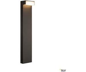 Borne extérieure SLV L-LINE OUT 50 horizontale avec LED intégrée, anthracite, Hauteur 80 cm pour éclairage extérieur Anthracite G