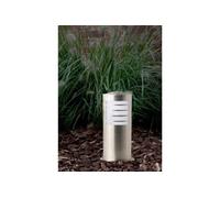 BRILLIANT lampe de base d'extérieur Todd 40cm acier inoxydable | 1x A60, E27, 20W, adapté aux lampes normales (non incluses) Échelle A ++ à E | Classe de protection IP: 44 - étanche aux éclabouss