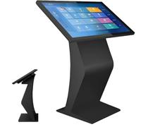 Borne Interactive Sur Pied,Borne Interactive à écran Tactile 32Inches-Black | écran Tactile Ips HD 1080p Sur Pied Style K,Pour Intérieur,Pour L'orientation Centre Commercial,La Commande Libre-Service