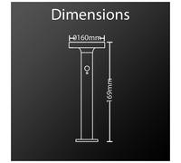 Borne Led Solaire, X2 Détecteurs (Cr?Pusculaire / Mouvement ), 400 Lumens