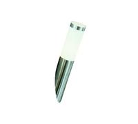 Globo Lighting - Applique extérieure inox, plastique opal - IP44 - Ø:76 - H:400 - Prof:170