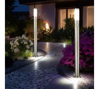 Borne Lumineuse Außenstehlampe Lampe de Jardin LED Détecteur Mouvement Prise H