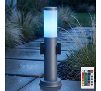 Borne Lumineuse Außenstehlampe Télécommande Dimmable RGB LED Hauteur 45cm
