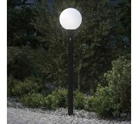 Vidaxl Borne Lumineuse Avec Détecteur 120 Cm Noir Ip44