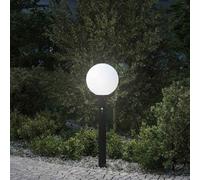 Vidaxl Borne Lumineuse Avec Détecteur 80 Cm Noir Ip44