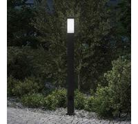 Borne lumineuse avec sortie 110 cm en acier inoxydable IP44 vidaXL