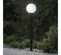 Borne lumineuse avec sortie 120 cm Noir IP44 vidaXL