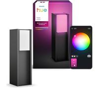 Borne lumineuse basse - PHILIPS HUE - Turaco - Gris anthracite - IP44 - Lumière blanche et colorée - 1100 lumens