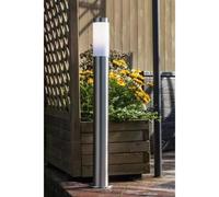 Borne Lumineuse Chorus En Acier Inoxydable, 81 Cm acier inoxydable, opale