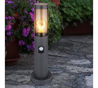 Borne Lumineuse Éclairage D'Extérieur Allée Chemin Détecteur Anthracite Fumée
