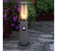 Borne Lumineuse Éclairage D'Extérieur Allée Chemin Détecteur Anthracite Fumée