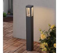 Borne lumineuse extérieur BERND Lucande, noir, Aluminium, Moderne, Eclairage Exterieur LED