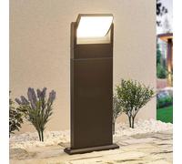 Lindby LED Eclairage Exterieur Cathalena (Moderne) en Gris Aluminium (1 lampe,à), Luminaire Lampe Jardin Borne Lumineuse