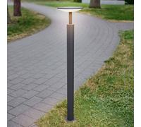 Borne lumineuse extérieur Fenia Lucande, noir, Aluminium, Moderne, Eclairage Exterieur LED