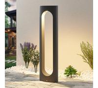 Borne lumineuse extérieur Fenti Lucande, noir, Aluminium, Moderne, Eclairage Exterieur LED