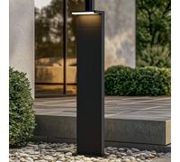 Borne lumineuse extérieur Iberion Arcchio, noir, Aluminium, Moderne, Eclairage Exterieur LED