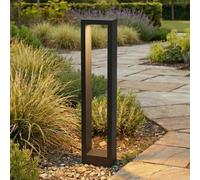 Borne lumineuse extérieur Jupp Lucande, noir, Aluminium, Moderne, Eclairage Exterieur LED