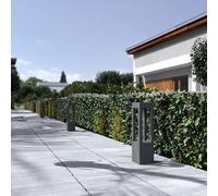 Borne lumineuse extérieur Lienna Arcchio, gris, Aluminium, Moderne, Eclairage Exterieur LED