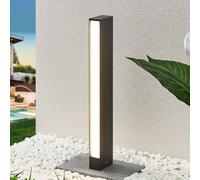 LED Eclairage Exterieur Lirka (Moderne) en Gris Aluminium (1 lampe,à), Luminaire Exterieur, Lampe Jardin, Borne Lumineuse