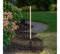 Borne lumineuse extérieur Neano Lindby, noir, Aluminium, Moderne, Eclairage Exterieur LED