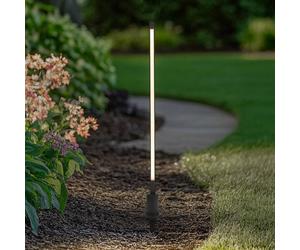 Borne lumineuse extérieur Neano Lindby, noir, Aluminium, Moderne, Eclairage Exterieur LED
