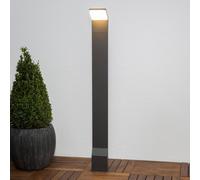 Borne lumineuse extérieur NEVIO Lucande, noir, Aluminium, Moderne, Eclairage Exterieur LED