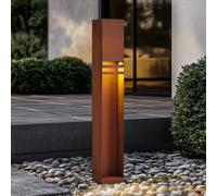 Lucande LED Eclairage Exterieur Oxido (Moderne) en Marron Métal (1 lampe,à), Luminaire Lampe Jardin Borne Lumineuse